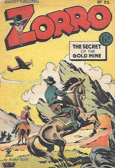 Cover for Zorro (L. Miller & Son, 1952 series) #52