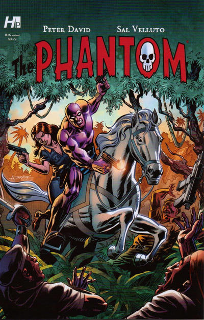 Cover for The Phantom (Hermes Press, 2014 series) #1 [C - Alex Saviuk]
