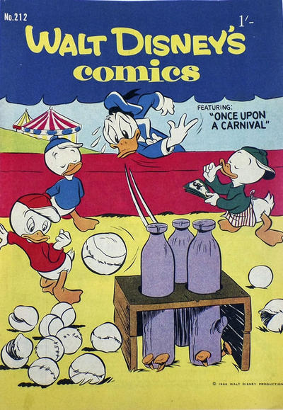 Cover for Walt Disney's Comics (W. G. Publications; Wogan Publications, 1946 series) #212