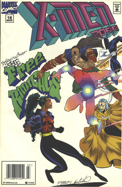 Cover for X-Men 2099 (Marvel, 1993 series) #18 [Newsstand]