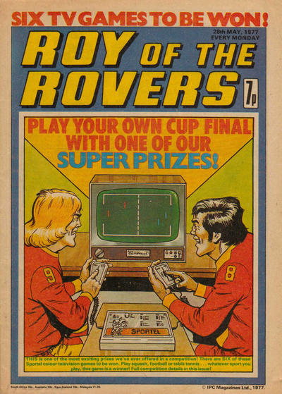 Cover for Roy of the Rovers (IPC, 1976 series) #28 May 1977 [36]