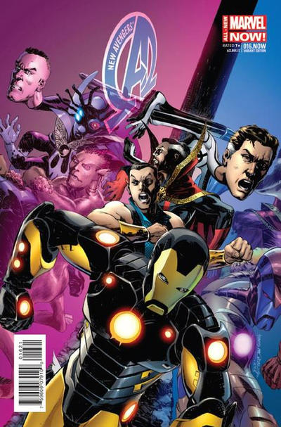 Cover for New Avengers (Marvel, 2013 series) #16 [Rags Morales Variant]