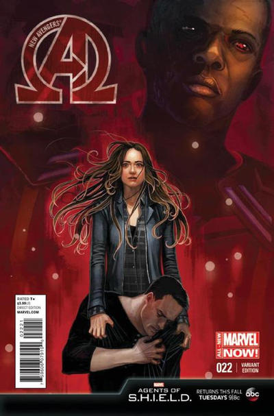 Cover for New Avengers (Marvel, 2013 series) #22 [Agents of S.H.I.E.L.D. Variant]