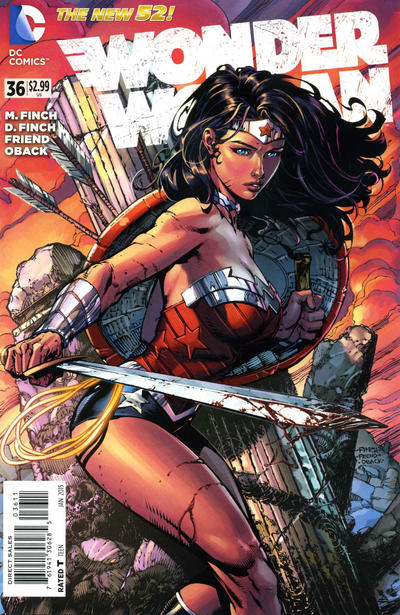 Cover for Wonder Woman (DC, 2011 series) #36 [Direct Sales]