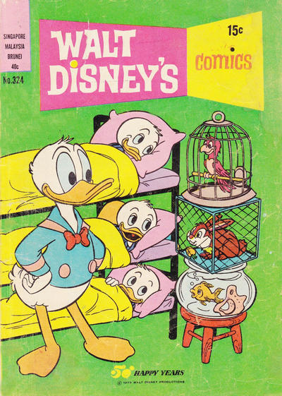 Cover for Walt Disney's Comics (W. G. Publications; Wogan Publications, 1946 series) #324