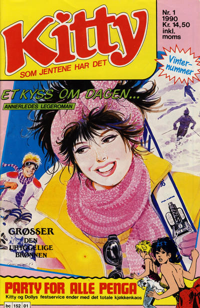 Cover for Kitty (Bladkompaniet / Schibsted, 1989 series) #1/1990