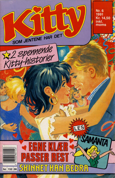Cover for Kitty (Bladkompaniet / Schibsted, 1989 series) #6/1991