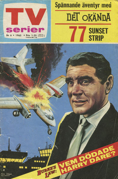 Cover for TV-serier [delas] (Åhlén & Åkerlunds, 1963 series) #6/1965