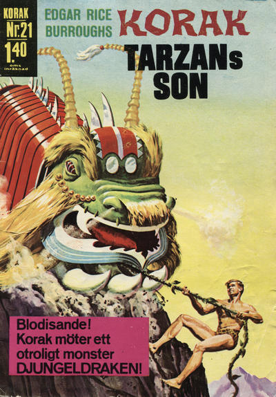 Cover for Korak (Williams Förlags AB, 1966 series) #21