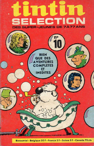 Cover for Tintin Sélection (Dargaud, 1968 series) #10