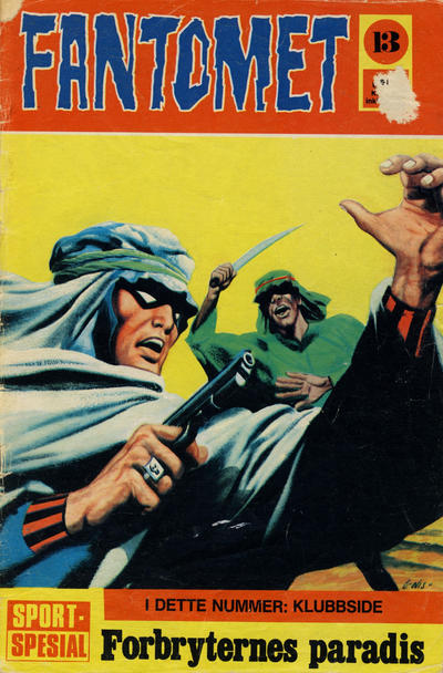 Cover for Fantomet (Romanforlaget, 1966 series) #13/1971