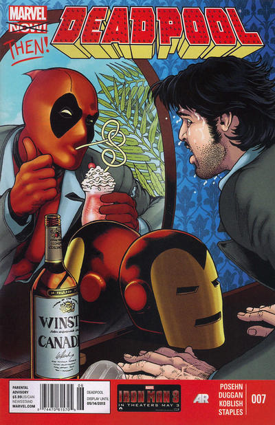 Cover for Deadpool (Marvel, 2013 series) #7 [Newsstand]