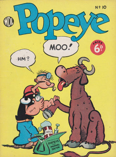 Cover for Popeye (World Distributors, 1950 ? series) #10
