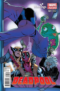 Cover Thumbnail for Deadpool (Marvel, 2013 series) #27 [Hastings Exclusive Variant - Carlo Barberi]