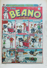 Cover Thumbnail for The Beano Comic (D.C. Thomson, 1938 series) #200