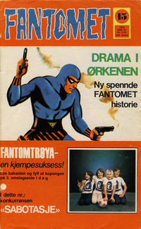 Cover for Fantomet (Romanforlaget, 1966 series) #15/1972