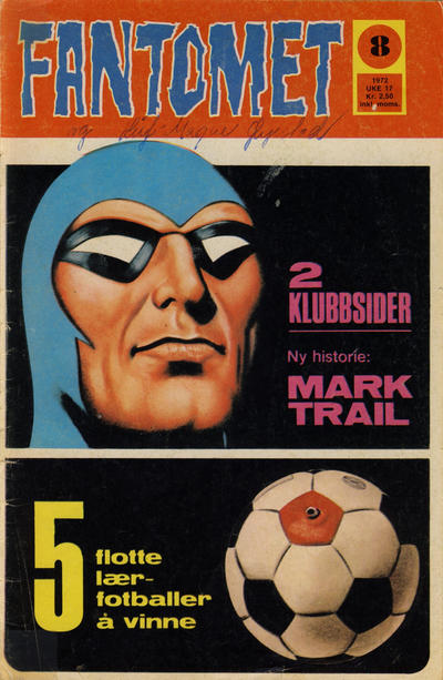 Cover for Fantomet (Romanforlaget, 1966 series) #8/1972