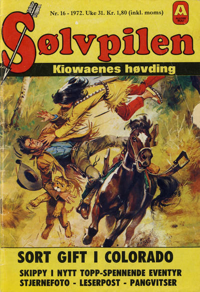 Cover for Sølvpilen (Allers Forlag, 1970 series) #16/1972