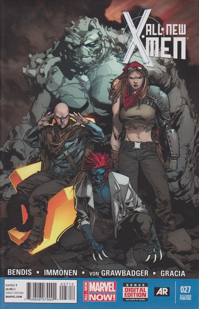 Cover for All-New X-Men (Marvel, 2013 series) #27 [Second Printing]