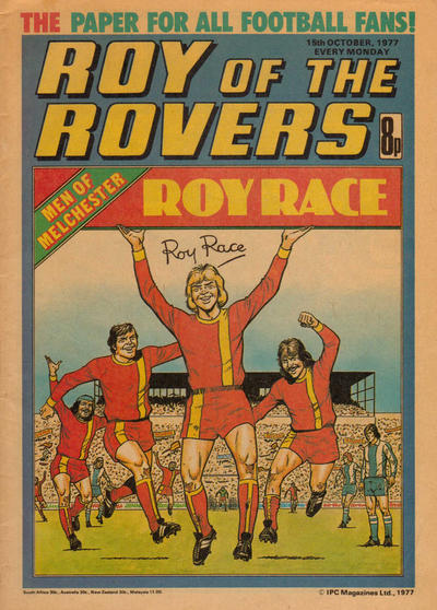 Cover for Roy of the Rovers (IPC, 1976 series) #15 October 1977 [56]