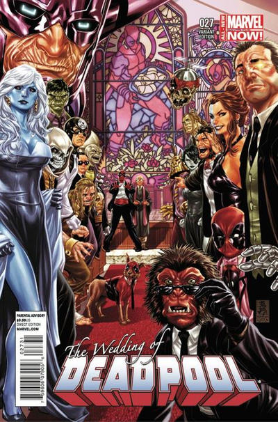 Cover for Deadpool (Marvel, 2013 series) #27 [Incentive Mark Brooks Variant]