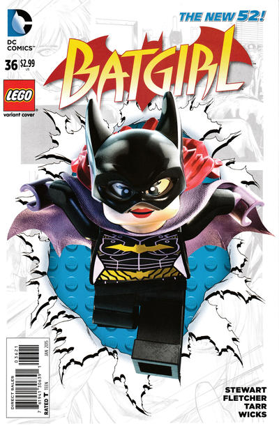 Cover for Batgirl (DC, 2011 series) #36 [Lego Cover]