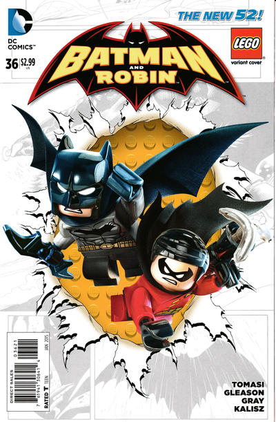 Cover for Batman and Robin (DC, 2011 series) #36 [Lego Cover]
