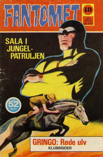 Cover for Fantomet (Nordisk Forlag, 1973 series) #18/1973