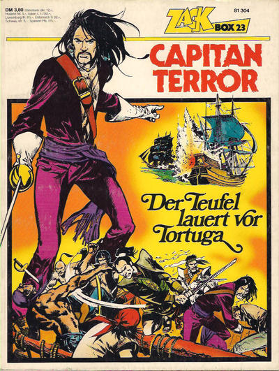 Cover for Zack Comic Box (Koralle, 1972 series) #23 - Capitan Terror - Der Teufel lauert vor Tortuga