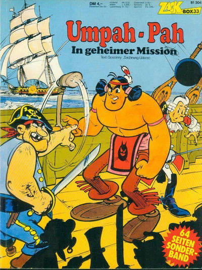 Cover for Zack Comic Box (Koralle, 1972 series) #33 - Umpah-Pah - In geheimer Mission