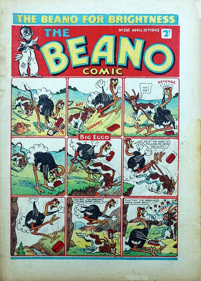 Cover for The Beano Comic (D.C. Thomson, 1938 series) #203