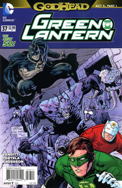 Cover for Green Lantern (DC, 2011 series) #37