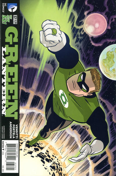 Cover for Green Lantern (DC, 2011 series) #37 [Darwyn Cooke Cover]