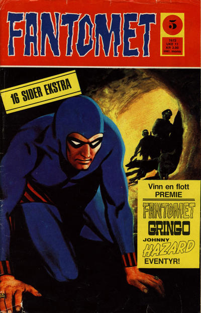 Cover for Fantomet (Romanforlaget, 1966 series) #5/1972