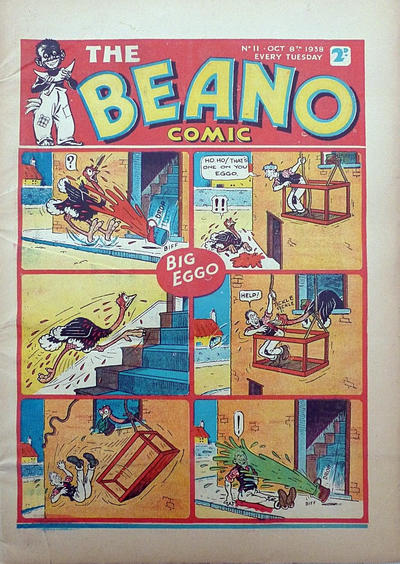 Cover for The Beano Comic (D.C. Thomson, 1938 series) #11