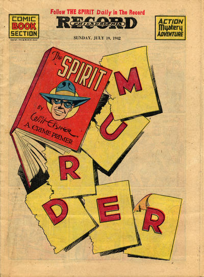 Cover for The Spirit (Register and Tribune Syndicate, 1940 series) #7/19/1942 [Philadelphia Record Edition]