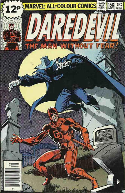 Cover for Daredevil (Marvel, 1964 series) #158 [British]