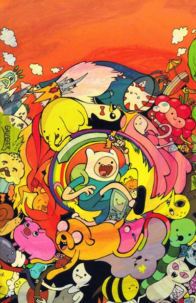 Cover for Adventure Time (Boom! Studios, 2012 series) #22 [Cards, Comics & Collectibles Exclusive Variant by John Gallagher]