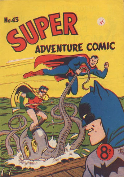 Cover for Super Adventure Comic (K. G. Murray, 1950 series) #43 [Price difference]