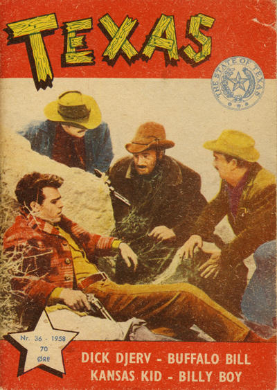 Cover for Texas (Serieforlaget / Se-Bladene / Stabenfeldt, 1953 series) #36/1958