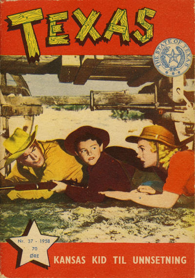 Cover for Texas (Serieforlaget / Se-Bladene / Stabenfeldt, 1953 series) #37/1958