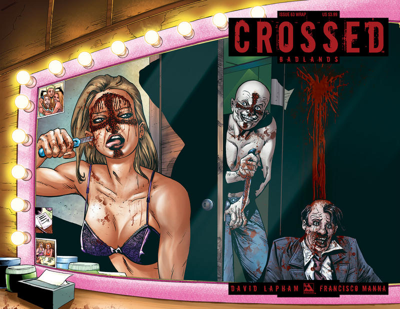 Cover for Crossed Badlands (Avatar Press, 2012 series) #63 [Wraparound Variant by German Erramouspe]
