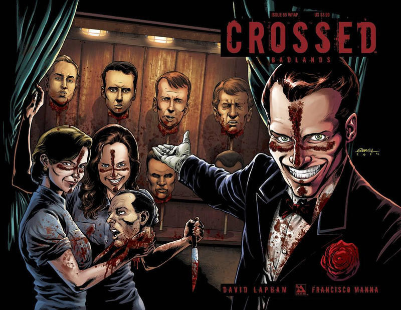 Cover for Crossed Badlands (Avatar Press, 2012 series) #65 [Wraparound Variant by Gabriel Andrade]