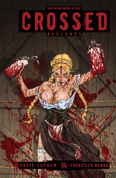 Cover for Crossed Badlands (Avatar Press, 2012 series) #66 [Fatal Fantasy Variant by Michael DiPascale]