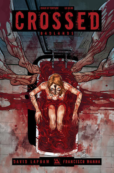 Cover for Crossed Badlands (Avatar Press, 2012 series) #67 [Torture Variant by German Erramouspe]