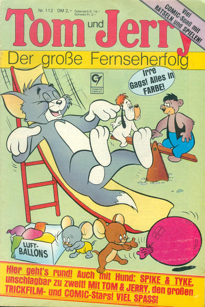 Cover for Tom & Jerry (Condor, 1976 series) #112