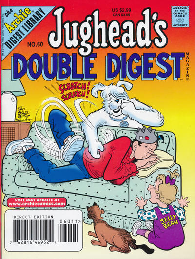 Cover for Jughead's Double Digest (Archie, 1989 series) #60 [Direct Edition]
