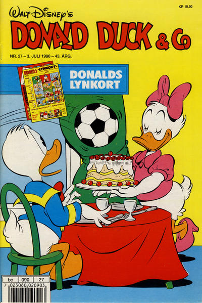 Cover for Donald Duck & Co (Hjemmet / Egmont, 1948 series) #27/1990