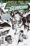 Cover Thumbnail for Green Lantern: New Guardians (2011 series) #24 [Rafael Albuquerque Black & White Cover]