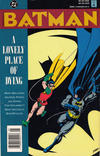 Cover for Batman: A Lonely Place of Dying (DC, 1990 series) [Newsstand]